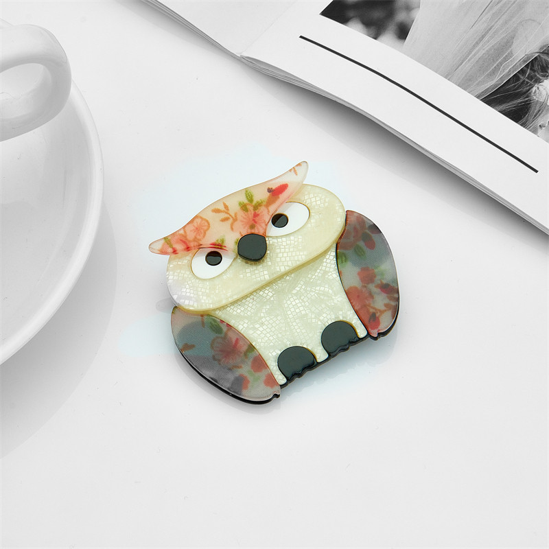 MEYRROYU Broșe acrilice pe haine Broșe drăguțe în formă de bufniță de înaltă calitate pentru femei Ace noi pentru fete Bijuterii pe genți