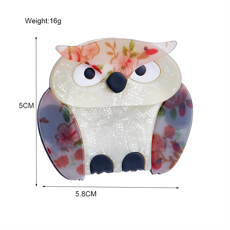 MEYRROYU Broșe acrilice pe haine Broșe drăguțe în formă de bufniță de înaltă calitate pentru femei Ace noi pentru fete Bijuterii pe genți