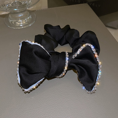 Arce de păr cu strasuri scânteietoare, cravate, frânghie coreeană, benzi elastice de cauciuc, suport pentru coadă de cal, accesorii pentru păr pentru fete