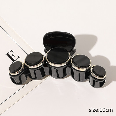 Agrafă mare pentru gheare de păr cu fructe Suport pentru coadă de cal pentru bareta mare din acrilic Agrafe cu gheare de piersică drăguță Ace accesorii de păr pentru femei