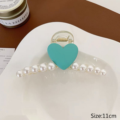 Agrafă mare pentru gheare de păr cu fructe Suport pentru coadă de cal pentru bareta mare din acrilic Agrafe cu gheare de piersică drăguță Ace accesorii de păr pentru femei