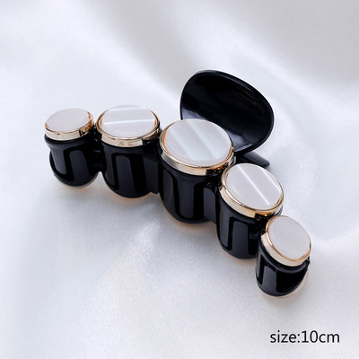 Agrafă mare pentru gheare de păr cu fructe Suport pentru coadă de cal pentru bareta mare din acrilic Agrafe cu gheare de piersică drăguță Ace accesorii de păr pentru femei