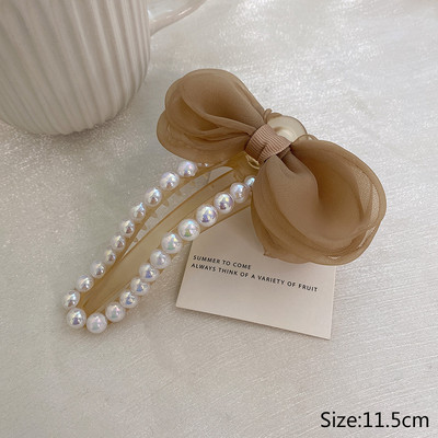 Agrafă mare pentru gheare de păr cu fructe Suport pentru coadă de cal pentru bareta mare din acrilic Agrafe cu gheare de piersică drăguță Ace accesorii de păr pentru femei