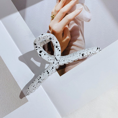 Bareta mare acrilice Gheare pentru păr de crab Punct de baie Suport pentru coadă de cal Clip Cleme mari de păr Accesorii de păr la modă pentru femei