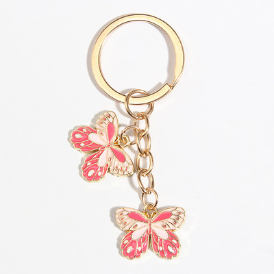 Breloc fluture nou emailat colorat Insecte Cheie masina Femei Geanta Accesorii Bijuterii Cadouri