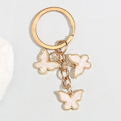 Breloc fluture nou emailat colorat Insecte Cheie masina Femei Geanta Accesorii Bijuterii Cadouri