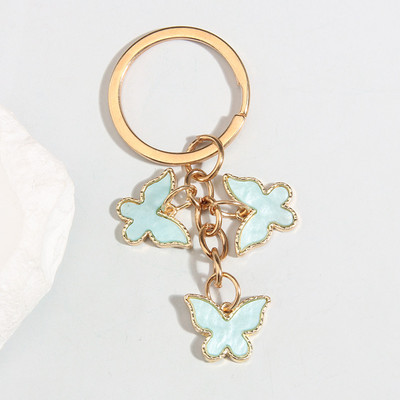 Breloc fluture nou emailat colorat Insecte Cheie masina Femei Geanta Accesorii Bijuterii Cadouri