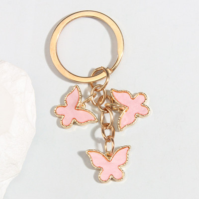 Breloc fluture nou emailat colorat Insecte Cheie masina Femei Geanta Accesorii Bijuterii Cadouri