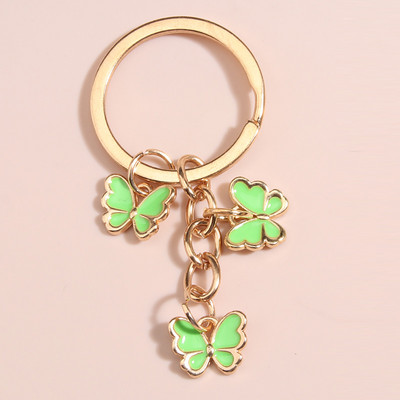 Breloc fluture nou emailat colorat Insecte Cheie masina Femei Geanta Accesorii Bijuterii Cadouri