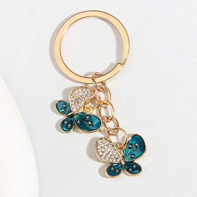 Breloc fluture nou emailat colorat Insecte Cheie masina Femei Geanta Accesorii Bijuterii Cadouri