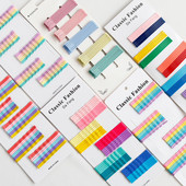 20/50 db/csomag Hajcsat Hajtűk Női Bobby Pins Hajfogantyúk Hajcsat Egyszerű Candy Color Hajformázó Kiegészítő Szettek