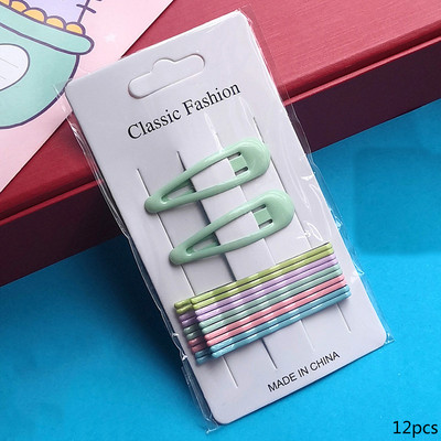 20/50 db/csomag Hajcsat Hajtűk Női Bobby Pins Hajfogantyúk Hajcsat Egyszerű Candy Color Hajformázó Kiegészítő Szettek