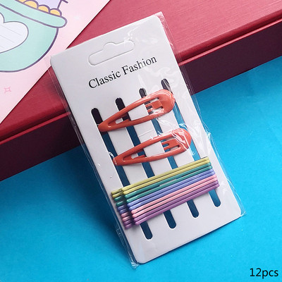 20/50 db/csomag Hajcsat Hajtűk Női Bobby Pins Hajfogantyúk Hajcsat Egyszerű Candy Color Hajformázó Kiegészítő Szettek