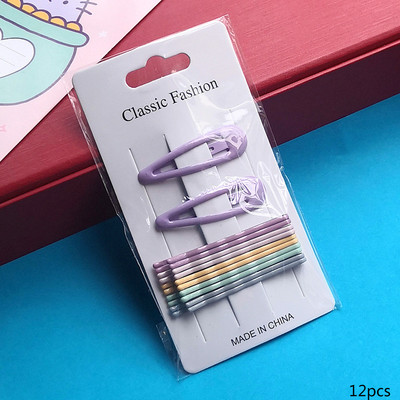20/50 db/csomag Hajcsat Hajtűk Női Bobby Pins Hajfogantyúk Hajcsat Egyszerű Candy Color Hajformázó Kiegészítő Szettek