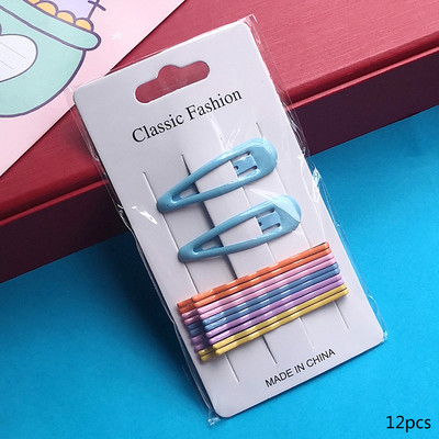 20/50 db/csomag Hajcsat Hajtűk Női Bobby Pins Hajfogantyúk Hajcsat Egyszerű Candy Color Hajformázó Kiegészítő Szettek