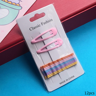 20/50 db/csomag Hajcsat Hajtűk Női Bobby Pins Hajfogantyúk Hajcsat Egyszerű Candy Color Hajformázó Kiegészítő Szettek