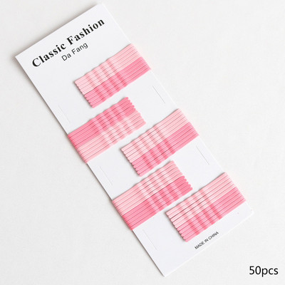 20/50 db/csomag Hajcsat Hajtűk Női Bobby Pins Hajfogantyúk Hajcsat Egyszerű Candy Color Hajformázó Kiegészítő Szettek