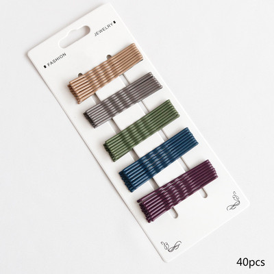20/50 db/csomag Hajcsat Hajtűk Női Bobby Pins Hajfogantyúk Hajcsat Egyszerű Candy Color Hajformázó Kiegészítő Szettek