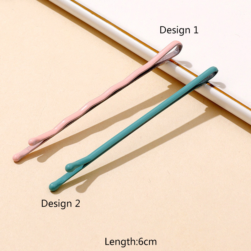 20/50 db/csomag Hajcsat Hajtűk Női Bobby Pins Hajfogantyúk Hajcsat Egyszerű Candy Color Hajformázó Kiegészítő Szettek