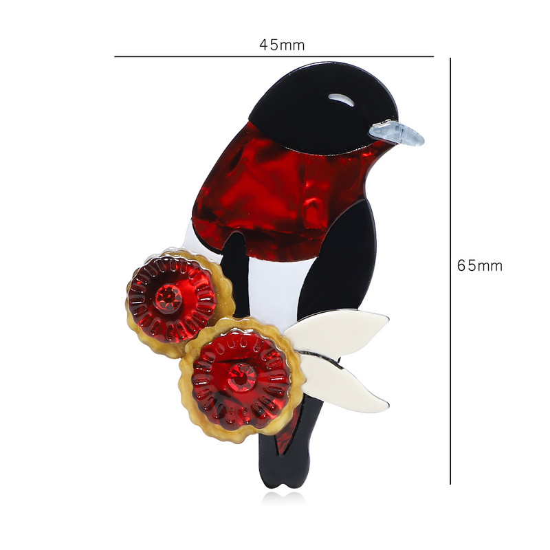 Broșe acrilice cu cuc cu animale, lucrate manual, pentru femei, bărbați, încântător, așezat pentru animale de companie, ocazional, broșă pentru petrecere, cadouri, accesorii de bijuterii