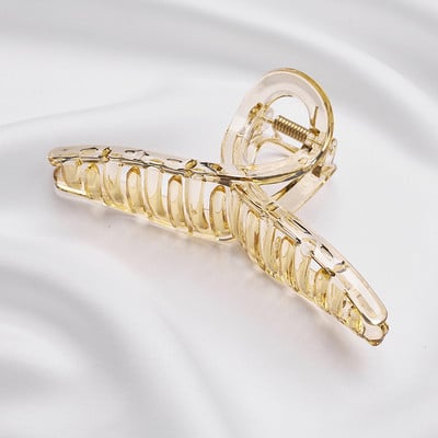 Velika akrilna ukosnica Crab Hair Claw Clip Držač za konjski rep od smole za kupanje Velike stege za kosu Modni frizerski dodaci za žene