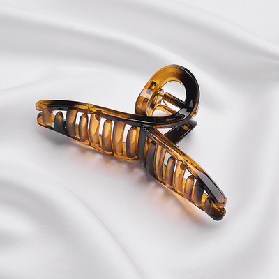 Velika akrilna ukosnica Crab Hair Claw Clip Držač za konjski rep od smole za kupanje Velike stege za kosu Modni frizerski dodaci za žene