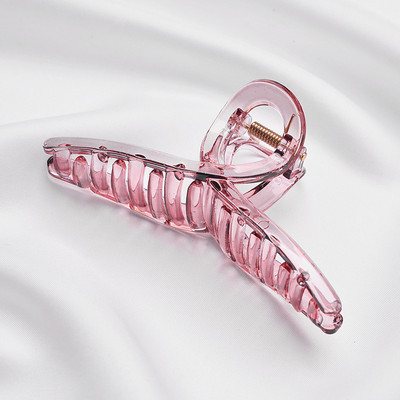 Velika akrilna ukosnica Crab Hair Claw Clip Držač za konjski rep od smole za kupanje Velike stege za kosu Modni frizerski dodaci za žene