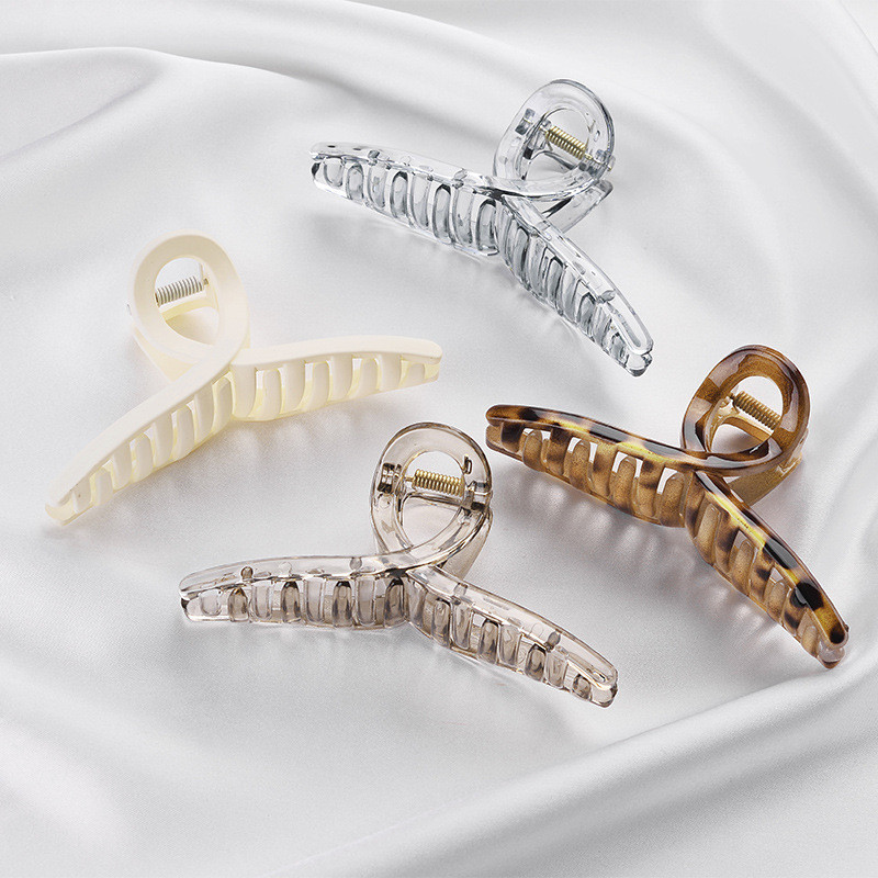 Velika akrilna ukosnica Crab Hair Claw Clip Držač za konjski rep od smole za kupanje Velike stege za kosu Modni frizerski dodaci za žene