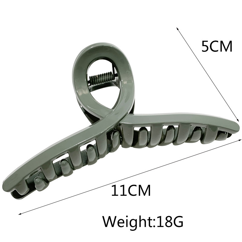 Velika akrilna ukosnica Crab Hair Claw Clip Držač za konjski rep od smole za kupanje Velike stege za kosu Modni frizerski dodaci za žene