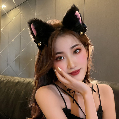 Bentite drăguțe din lână de miel pentru fete, care se spală pe față, încântător de animale, bentiță ureche de urs, ornament pentru cosplay, inele, accesorii de păr la modă