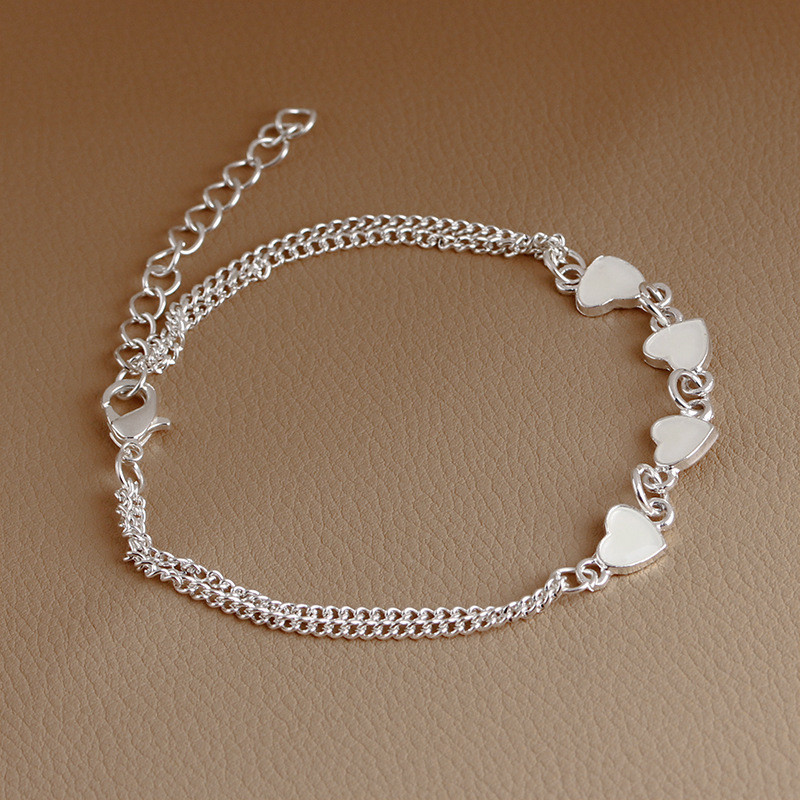 Anklet de plajă luminoasă de epocă Lanț pentru picioare Shell hard Bijuterii de modă Charming Glow In The Dark Heart Anklet