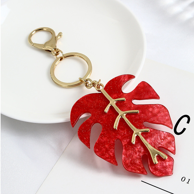 Fashion Retro Creative Leaf Breloc Geanta Pandantiv Accesorii Breloc Mașină Breloc Cadouri pentru Bărbați Bijuterii En-gros