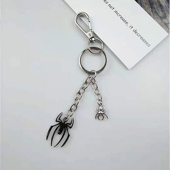 Fashion Retro Butterfly Spider Lightning Keychain για Άντρες Γυναικεία Προσωπικότητα Χαριτωμένη τσάντα Κρεμαστό μπρελόκ αυτοκινήτου Μπρελόκ Δώρο κοσμήματα