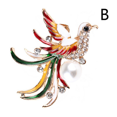 Broșă din aliaj cu 20 de stiluri cu strasuri de bufniță de animale, ace și broșe de coajă de epocă emailate pentru femei, bărbați, haine, eșarfă, bijuterii