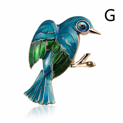 Broșă din aliaj cu 20 de stiluri cu strasuri de bufniță de animale, ace și broșe de coajă de epocă emailate pentru femei, bărbați, haine, eșarfă, bijuterii