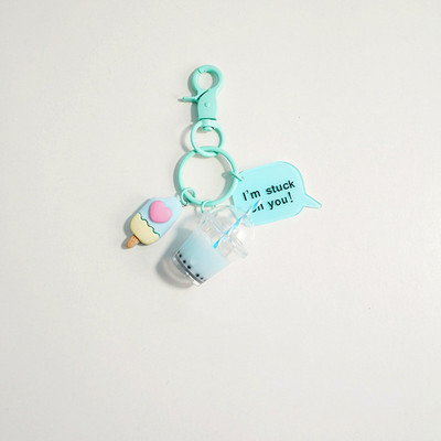 Fructe drăguț perle ceai breloc breloc modă rucsac pandantiv breloc cadou pentru femei accesorii pentru breloc mașină Llavero