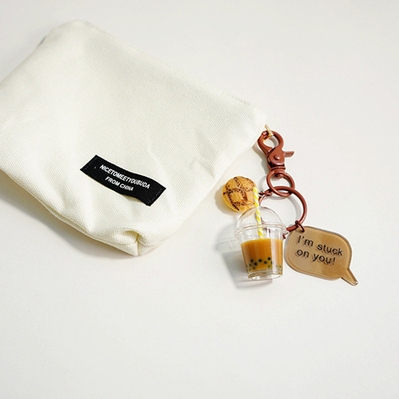 Fructe drăguț perle ceai breloc breloc modă rucsac pandantiv breloc cadou pentru femei accesorii pentru breloc mașină Llavero