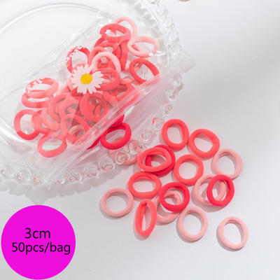 25/100db/Szett csomag Hajkötők Scrunchiek Elasztikus gumiszalagok Kötél Baba Gyerek Hajkiegészítők Lányoknak Női Lófarok Tartó Új