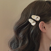 2 buc/set Mini agrafe drăguțe de cristal ace ace de păr bareta moda coreeană cleme de păr accesorii de păr pentru femei fete