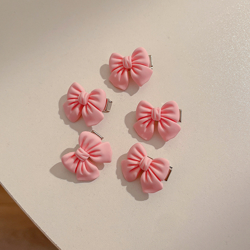 Pachet de 5 bucăți/seturi mici, drăguțe, trandafir, roz, flori, agrafe de păr, ace pentru fete, mini cleme de păr, accesorii de păr la modă coreeană