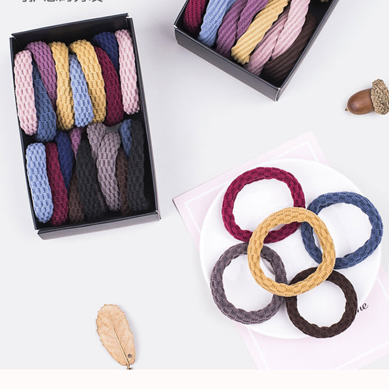 20db/szett lányoknak színes nejlon elasztikus hajhurok gyermek lófarok tartó Hajkötél Scrunchie fejfedő gyerek haj kiegészítők új