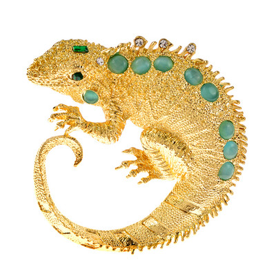 CINDY XIANG, metal vintage, șopârlă mari, ace de opal, pentru femei, broșe drăguțe cu animale, bijuterii, cadou bun, accesorii pentru haine 2021