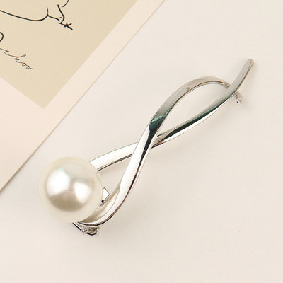 Agrafă de păr din aur din metal perlat de modă Agrafe de păr cu diamant Suport pentru coadă de cal Ace și cleme pentru gheare de păr Accesorii pentru bijuterii de păr de nuntă