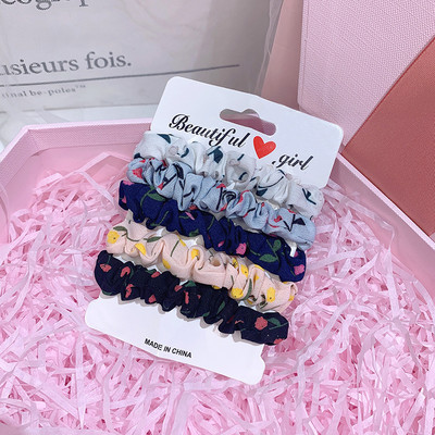 Pachet de 6/8 buc. Scrunchies de păr frânghie din satin Suporturi pentru coadă de cal pentru fete Benzi elastice pentru păr Accesorii pentru păr pentru femei