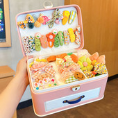 Seturi Accesorii De Păr Copii Pachet Cutie Cadou Pentru Fete Cado de Naștere Copii Drăguți Agrafe Coreeane Agrafe Agrafe