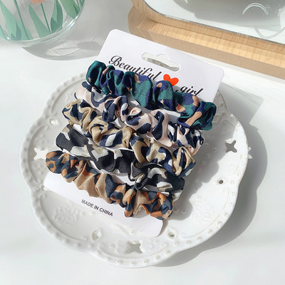 3/6 buc/set Ins Scrunchies de par Funie Satin Cravate Fete Suporturi pentru coada de cal Benzi de cauciuc Banda elastica pentru par Accesorii de par pentru femei