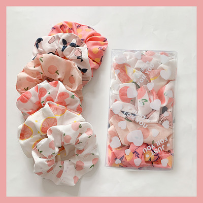 3/6 buc/set Ins Scrunchies de par Funie Satin Cravate Fete Suporturi pentru coada de cal Benzi de cauciuc Banda elastica pentru par Accesorii de par pentru femei