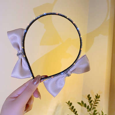 Bentite cu strasuri de modă pentru femei Benzi cu fundă Bretele de păr de designer de vară coreeană Accesorii pentru banda de păr pentru nuntă Cadouri pentru fete Nou