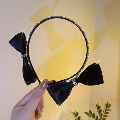 Bentite cu strasuri de modă pentru femei Benzi cu fundă Bretele de păr de designer de vară coreeană Accesorii pentru banda de păr pentru nuntă Cadouri pentru fete Nou