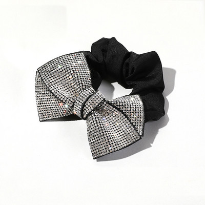 Bling strasuri fundite pentru păr Scrunchies cravate frânghie coreeană benzi elastice de cauciuc Suport pentru coadă de cal accesorii pentru păr fete pentru femei